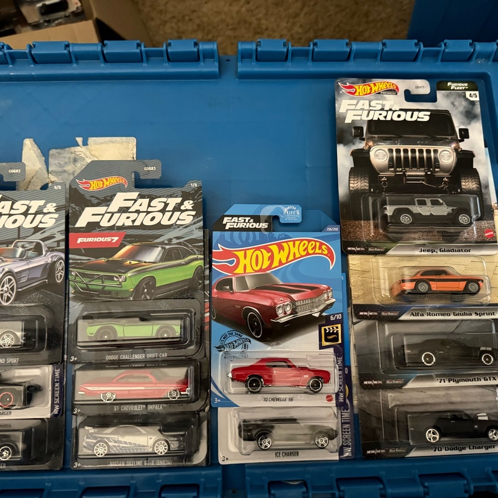 Hot Wheels Fast & Furious Die-Cast Car Collection